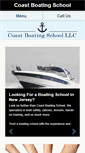 Mobile Screenshot of coastboatingschool.com